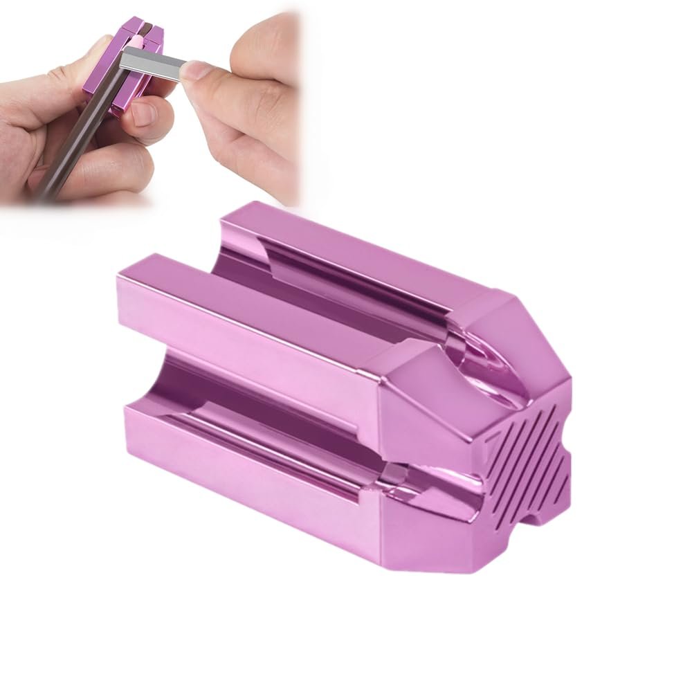 4 in 1 Eyebrow Pencil Sharpening Tool, Lightweight Brow Pencil Sharpener Base, Sharpener with Cover Colored Eye Cosmetic Pencil Sharpener for Lipliner Pencils