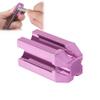 4 in 1 Eyebrow Pencil Sharpening Tool, Lightweight Brow Pencil Sharpener Base, Sharpener with Cover Colored Eye Cosmetic Pencil Sharpener for Lipliner Pencils view 1