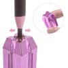 4 in 1 Eyebrow Pencil Sharpening Tool, Lightweight Brow Pencil Sharpener Base, Sharpener with Cover Colored Eye Cosmetic Pencil Sharpener for Lipliner Pencils view 3
