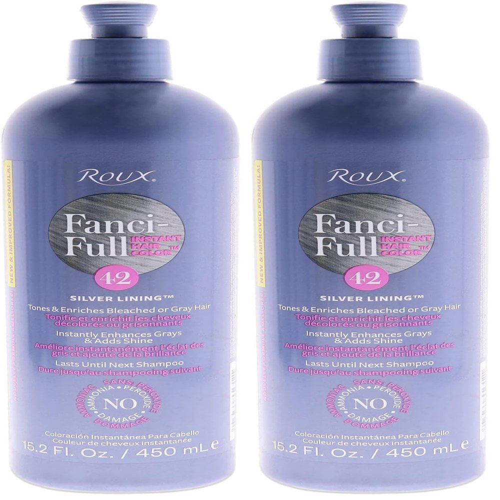 Roux Fanci-Full Rinse, 42 Silver Lining, 15.2 Fl Oz (Pack of 2)