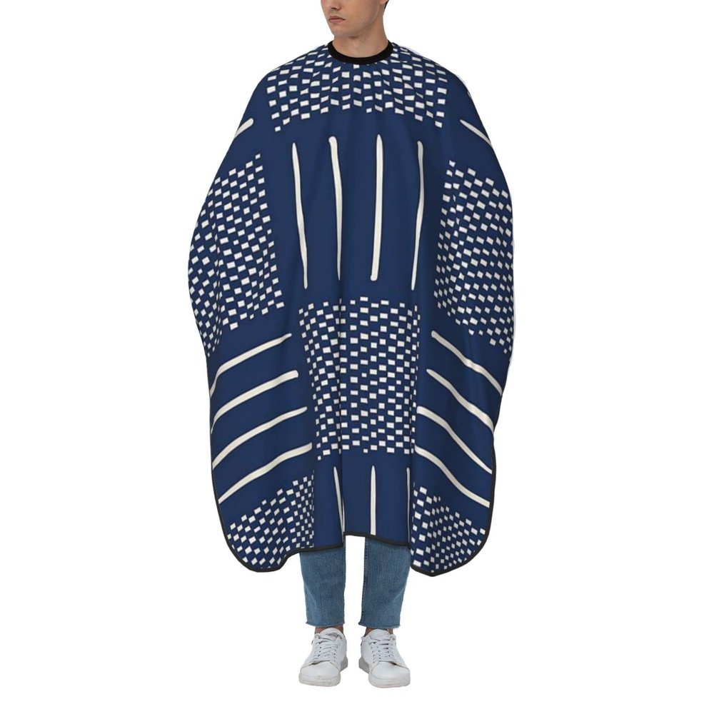BZAXXQI Boho In Navy Hair Cutting Cape,Barber Cape Unisex Hair Cutting Cape Hair Cutting Accessories 66x55 Inch