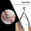 Swissker by Swissklip Cuticle Trimmer, Cuticle Remover, White Elephant gifts, Cuticle Nippers, Cutter, Nail Nipper used along with Cuticle Pusher Tool, Nail Cuticle Trimmer view 2
