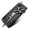 XUANFNEG Black gem Screw Professional Hair Scissors 6-inch Barber Cutting Scissors and thinning Scissors Set Made of JP440C Steel (Cutting Scissors) view 1