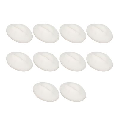 Dioche 10PCS 3D Practice Silicone Lips Practice Lips Open Mouth Silicone 3D Fake Lips for Semi Permanent Training (Semi Transparent White)