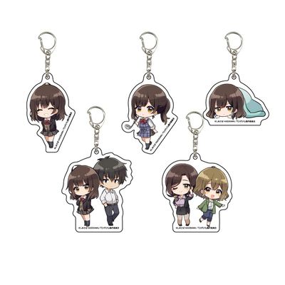 A3 Shaving a beard and pick up a high school girl. 01 Mini Carillast Acrylic Key Chain Box of 5