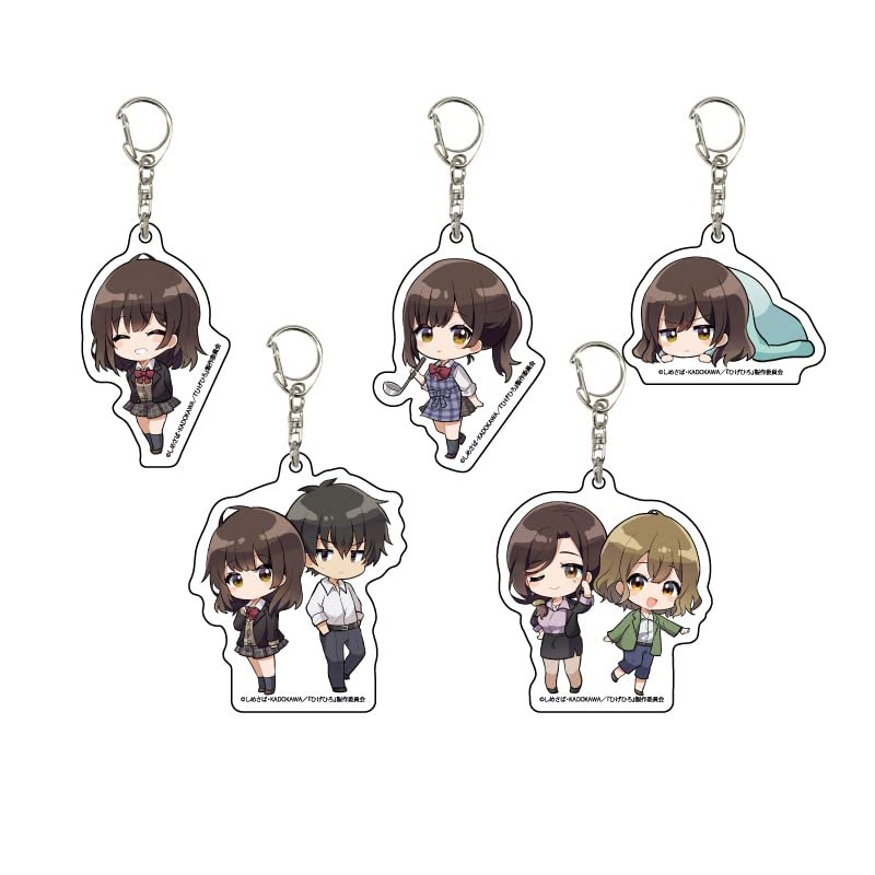A3 Shaving a beard and pick up a high school girl. 01 Mini Carillast Acrylic Key Chain Box of 5