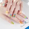 24 Sheets Nail Art Stickers, Nail Sticker Decals for Girl Women, Cute Flower Heart Rainbow Star Nail Stickers Decoration Self-Adhesive view 4