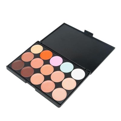 15 Colors Concealer Foundation Contouring Cream and Highlighter Makeup Set - Contouring Foundation/Concealer Palette - Vegan, Animal free and hypoallergenic (z15-03)