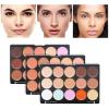 15 Colors Concealer Foundation Contouring Cream and Highlighter Makeup Set - Contouring Foundation/Concealer Palette - Vegan, Animal free and hypoallergenic (z15-03) view 2