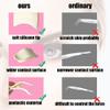 2Pcs False Eyelash Applicator Tool Lash Buddy Tool for Beginners Easy Eye Lash Holder Tweezers Plastic Portable Remover Clip view 2