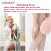 CIDOKAT Exfoliating Mitt For Body Scrub Exfoliator Glove Revive Glow Keesa Exfoliating Glove Exfoliate Bath Korean Deep Exfoliating Gloves For Shower Dead Skin Remover Scrubber Exfoliation 1Pcs Black view 3
