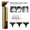Hair Clippers for Mens Zero Gapped Cordless Hair Trimmer T-Blade Trimmer Professional Haircut & Grooming Kit Rechargeable Edgers Clippers Hair Trimmer Shaver Cutting Kit with LCD Display (Led-Tower) view 4