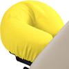 Luxurious 100% Egyptian Cotton, 3-Piece Massage Table Sheet Set - Facial Bed Cover - Includes Flat and Fitted Sheets with Face Cradle Cover - Yellow view 3