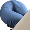 Velosso Luxurious 100% Egyptian Cotton, 3-Piece Massage Table Sheet Set - Facial Bed Cover - Includes Flat and Fitted Sheets with Face Cradle Cover - Medium Blue view 3