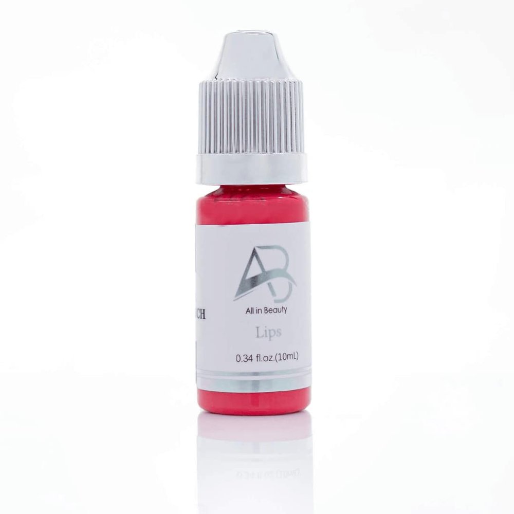 All in Beauty Professional Lip Pigment, Pigments for Permanent Make-Up, Lip Blushing Pigments for Permanent Lip Color, Vegan to Enhance Lips Color (Sweet Pink)