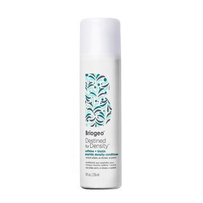Briogeo Destined For Density Caffeine + Biotin Peptide Density Conditioner, Increases Hair Thickness and Volume for Fine or Thinning Hair, Vegan, Cruelty-Free, 8 fl oz