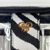 PurseN Clear Bombshell Makeup Case (Zebra) view 3