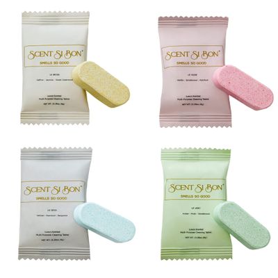 Scent Si Bon L'Ombre Luxury Scented Foaming Hand Soap Tablets, 4 Count, Makes 4 x 8.5oz Bottles, Fragrance Inspired By Iconic Perfumes