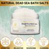 Dead Sea Bath Salt and Feet Soaking by Bold Beautiful Cosmetics Natural Skin Rejuvenation, Cleansing, Muscle Relaxation and Exfoliating Bath Salt Mineral-Rich Formula - 8.8 Oz view 2