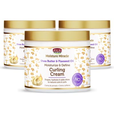 African Pride Moisture Miracle Curling Cream, 15 Oz (3 Pack)