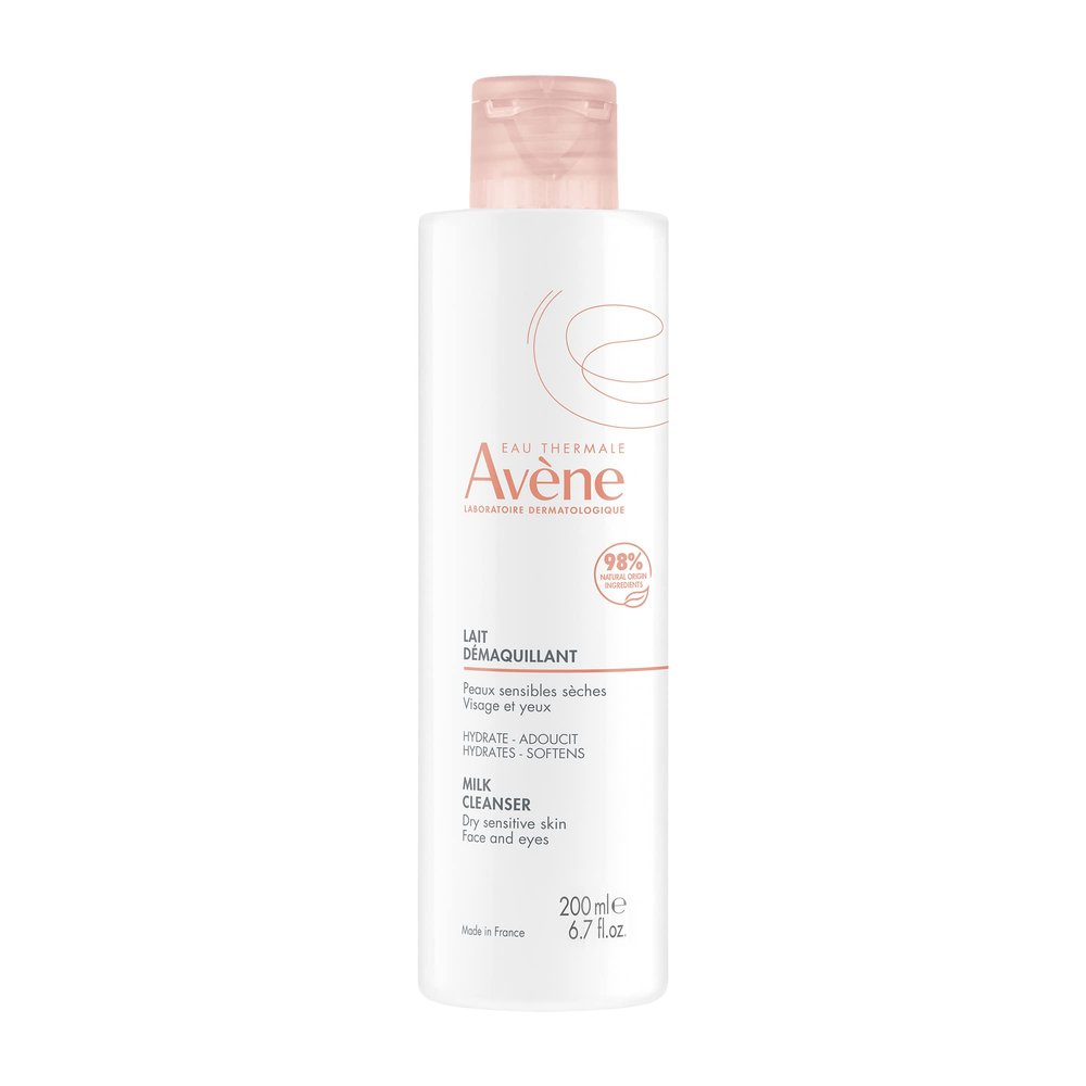 Avne Gentle Milk Cleanser - Moisturizing, No-Rinse, Soap-Free Cleansing Lotion for Dry, Sensitive Skin - 6.7 Fl Oz