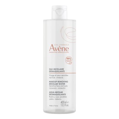 Avne Micellar Lotion Cleansing Water - Soap-Free 3-in-1 Cleanser, Toner, Make-up Remover - All Skin Types - Non-Comedogenic -16.8 Fl Oz