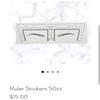 Eyebrow Ruler Stickers view 3