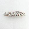 Faship Gorgeous Clear Premium Rhinestone Crystal Floral Small Hair Barrette Clip view 2