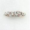 Faship Gorgeous Clear Premium Rhinestone Crystal Floral Small Hair Barrette Clip view 3