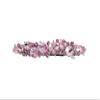 Faship Pink Premium Rhinestone Crystal Floral Small Hair Barrette Clip view 1