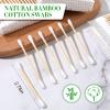 10000 Pcs Double Round Cotton Swabs with Wooden Sticks Bulk Cotton Buds Travel Size Ear Swabs for Ears Makeup Daily Cleaning Pet Care Arts Crafts view 2