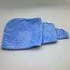 Microfiber Hair Towel Wrap (Pack of 3)  Super Absorbent Anti Frizz Fast Drying Hair Turban for Curly Long Thick Hair Womens Quick Dry Bath & Head Cap with Button 10 x 26 Hair Plopping Towel (Blue) view 3