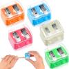 5 Pack Makeup Pencil Sharpener Plastic Lip Liner Pencil Eyeliner Sharpener Cosmetic Manual Tools for Eyeliner(Multi Colors) view 1