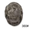 Toupee For Men Swiss Lace Hair System Men Hair Pieces Real Human Hair Units Lace Front Mens Toupee White Gray Hair Replacement Bleached Knots Natural Hairline Black Brown Blonde Men Hair Systems US Stock. (7"X9"-90% Light Density, 360# 3# Dark Brown+ view 2