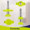 Esznuoky Nose Hair Ear Hair Removal, Upgraded Manual Hair Trimmer for Men&Women, Stainless Steel Hair Remover Waxing Kit(Green) view 2