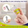 Esznuoky Nose Hair Ear Hair Removal, Upgraded Manual Hair Trimmer for Men&Women, Stainless Steel Hair Remover Waxing Kit(Green) view 4