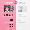 LitBear Acne Patch Pimple Patch, Black Star & Heart Shaped Acne Absorbing Cover Patch, Hydrocolloid Acne Patches For Face Zit Patch Pimple Sticker Acne Dots, Tea Tree Oil + Centella (108 Count) view 4
