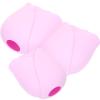 iplusmile Travel Makeup Brush Holder Rose Cosmetic Guards Cap 3pcs Silicone Lip Brush Covers Applicator Sleeve Travel Makeup Brush Protector Organizer Holder Travel Makeup view 1