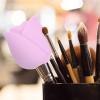 iplusmile Travel Makeup Brush Holder Rose Cosmetic Guards Cap 3pcs Silicone Lip Brush Covers Applicator Sleeve Travel Makeup Brush Protector Organizer Holder Travel Makeup view 2