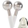 pfefe Ice Globes for Face & Eyes, Unbreakable Stainless Steel Cryo Sticks for Beauty Routines, Facials Cold Roller Cooling Globes for Puffiness, Wrinkles, Dark Circles, Headaches view 1