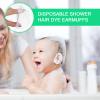 200Pcs Clear Disposable Ear Protectors Ear Covers Elastic Ear Cover Caps for Hair Dye Shower Bathing view 2