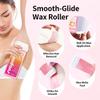 Waxfans Roll On Wax Refill,Wax Roller for Hair Removal,Natural Roses Waxing Cartridge Refill,Quick Melting - For Coarse and Fine Hairs.Includes: 4 waxing Rollers, 5 Clean Oil Bags, 50 Waxing Strips. view 2