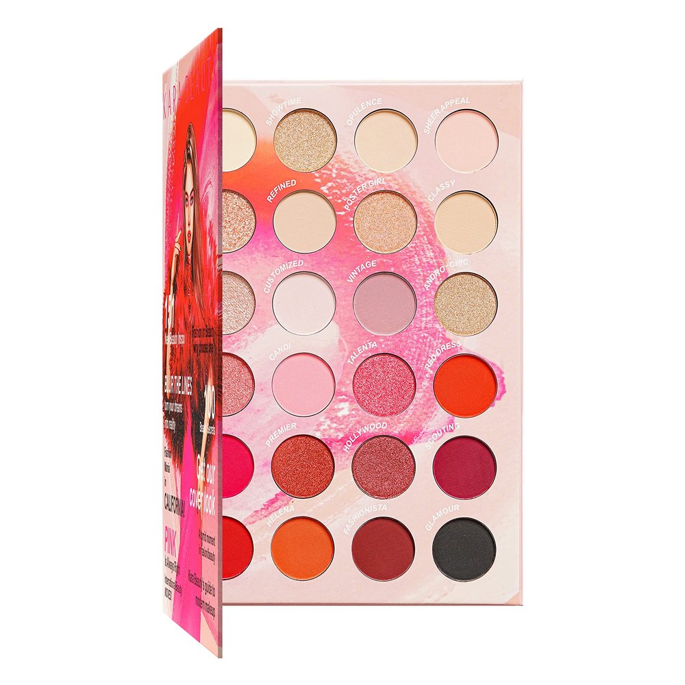 Kara Beauty MAGAZINE COLLECTION Volume - Blur The Lines Creative Beauty Palette 24 Bold Shades with Mattes Shimmers and Glitters High Pigment Eyeshadow Makeup Kit for Women Face Makeup Palettes
