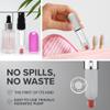 Travalo Pod Pure Perfume Atomizer Duo w/Pouch - Leak-Proof and TSA Approved for Air Travel - Reusable, Airtight, Easy-Fill Mini Pump Sprayer - Clear Body - Lid Colors Silver & Perfect Pink - 2 Pack view 4