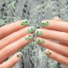 Whaline 6 Pieces St. Patrick's Day Nail Stamping Plates Kit Lucky Shamrock Rainbow Image Stamp Templates Irish Nail Art Plates for St. Patrick's Day DIY Print Manicure Salon Design Gift view 4