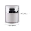 KALLORY 3pcs Airless Lotion Pump Bottles Travel-friendly Cream Containers for Cosmetics and Skin Care Vacuum Cream Holders for Easy Dispensing view 2