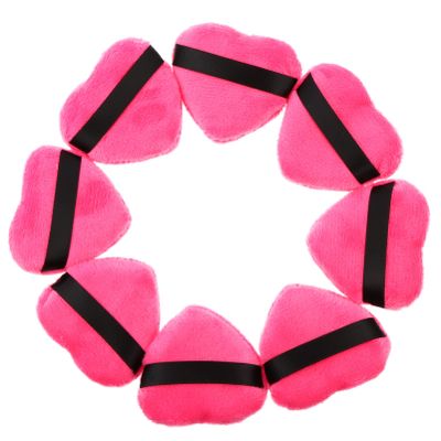 Mobestech Women's Makeup Loose Powder Puff Heart Shape Makeup Applicators Cosmetics Ideal for Natural Look