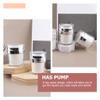 Mobestech 6pcs Airless Pump Jars for Lotion and Cream Travel-friendly Leakproof Containers for Skincare Moisturizers and Cosmetics view 4