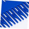 KALLORY 4pcs Fish Shape Hair Comb Ergonomic Dyeing Brushes for Women Girls Lightweight and Compact Design Blue Black Purple and White for Salon Use and Home Coloring view 2