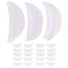 FOMIYES 10pairs Silicone Eyelash Lift Pads for Salon Use Reusable Transparent for Perming and Grafting Compatible Eye Shapes Easy to Use and Clean view 1